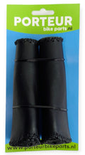 Porteur handvatten leer wing zwart