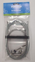 Porteur buitenkabel rem zilver
