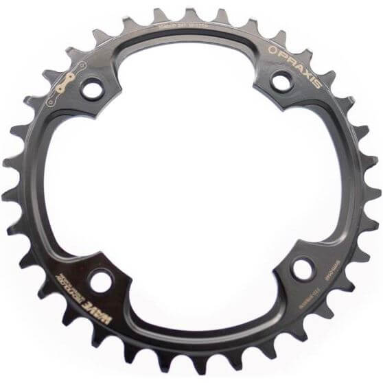 Praxis Kettingblad 1x E-Ring 104BCD M8 32t stl zwart