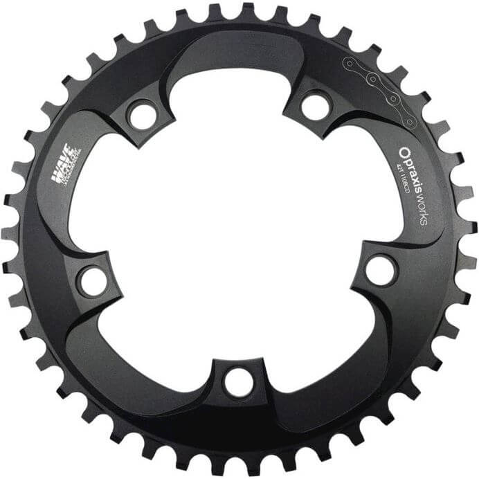 Praxis kettingblad 1x Road 110BCD 40t zwart