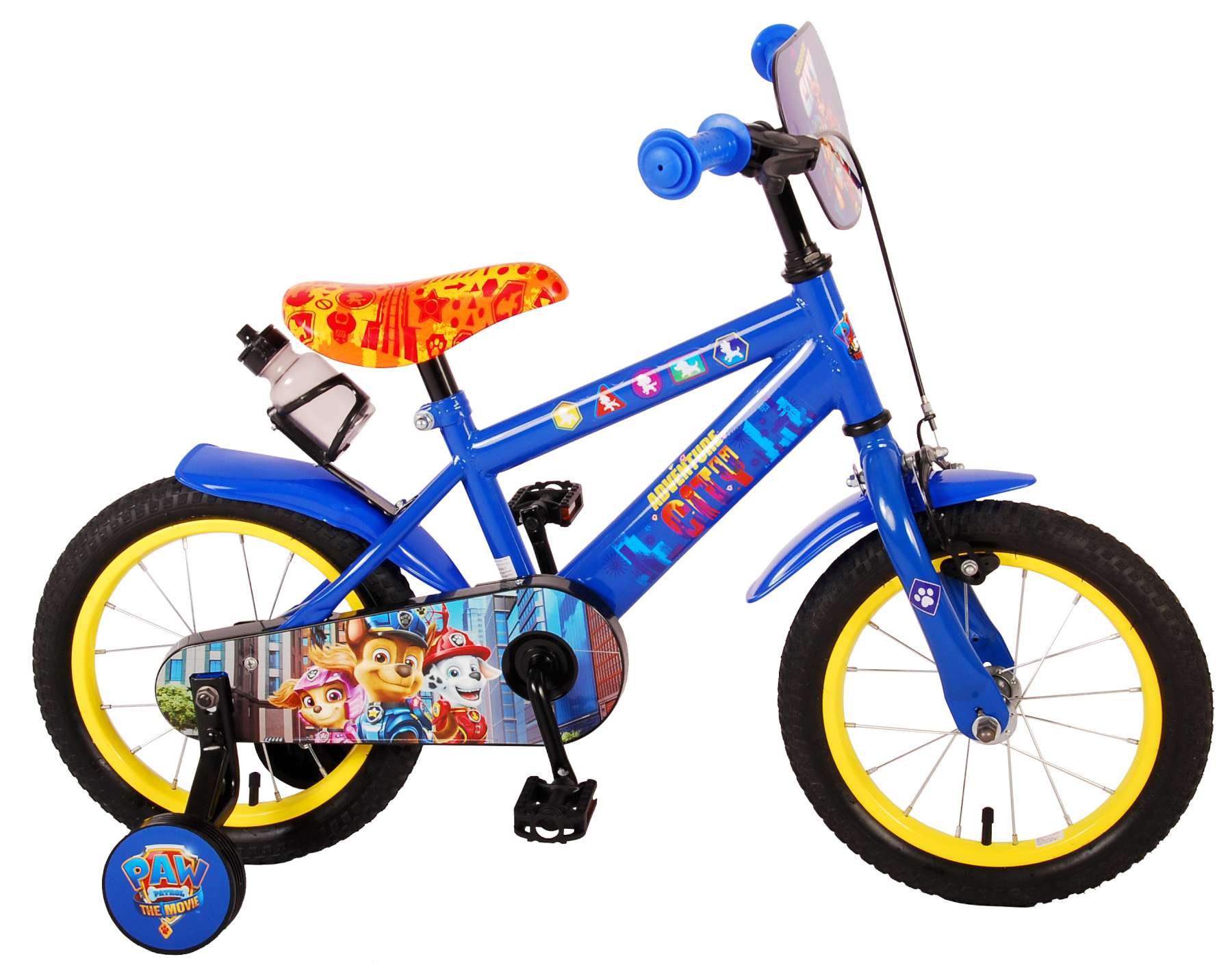 Paw Patrol The Movie 14 Inch 25 cm Jongens Terugtraprem Blauw