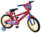 Paw Patrol Kinderfiets Jongens 16 inch Rood Twee handremmen