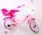 Paw patrol kinderfiets - meisjes - 14 inch - roze - twee handremmen