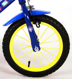 paw patrol the movie kinderfiets - jongens - 14 inch - blauw - twee handremmen