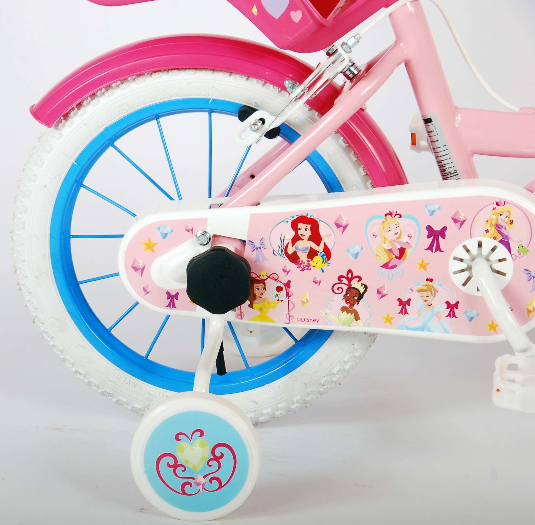 Disney Princess Kinderfiets - Meisjes - 14 inch - Roze - Twee Handremmen