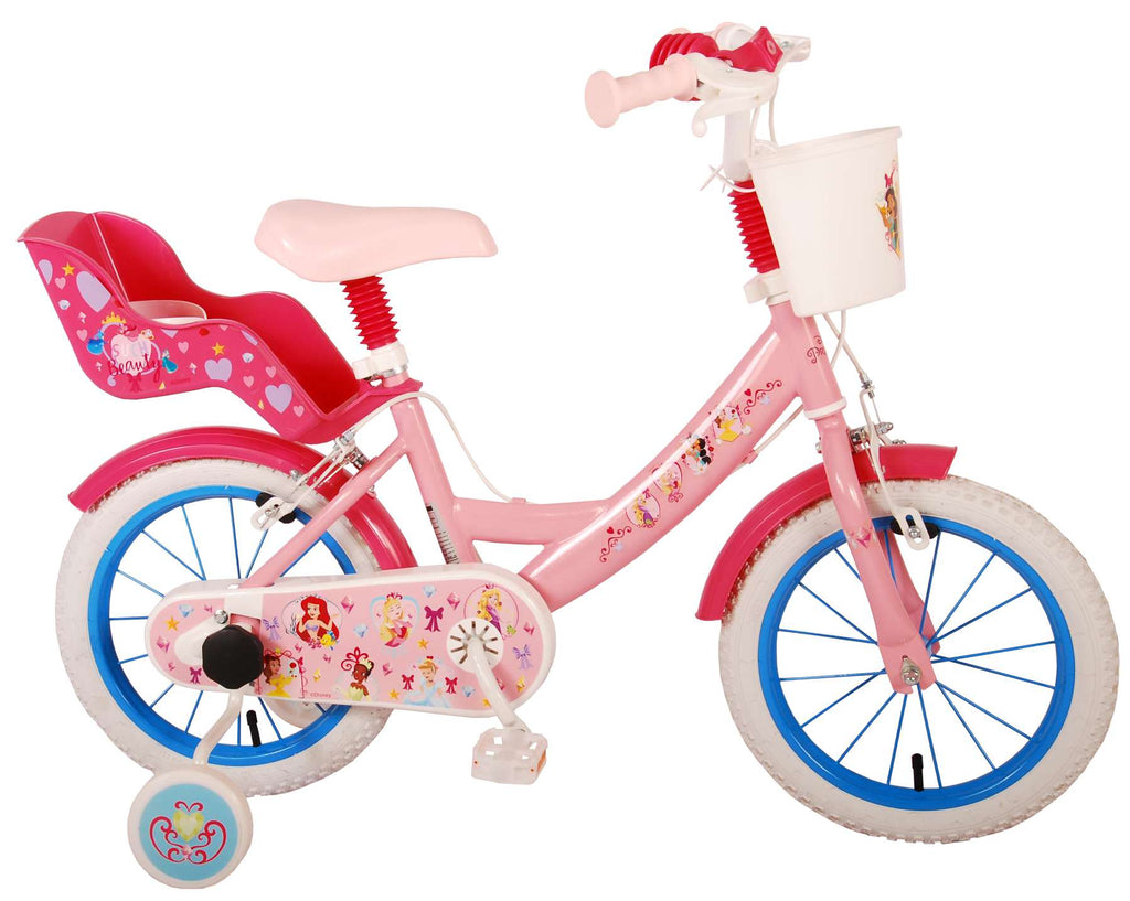 Disney Princess Kinderfiets - Meisjes - 14 inch - Roze - Twee Handremmen