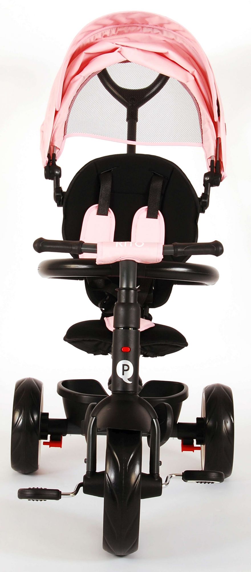 Rito Deluxe 3 in 1 driewieler Junior Roze Zwart