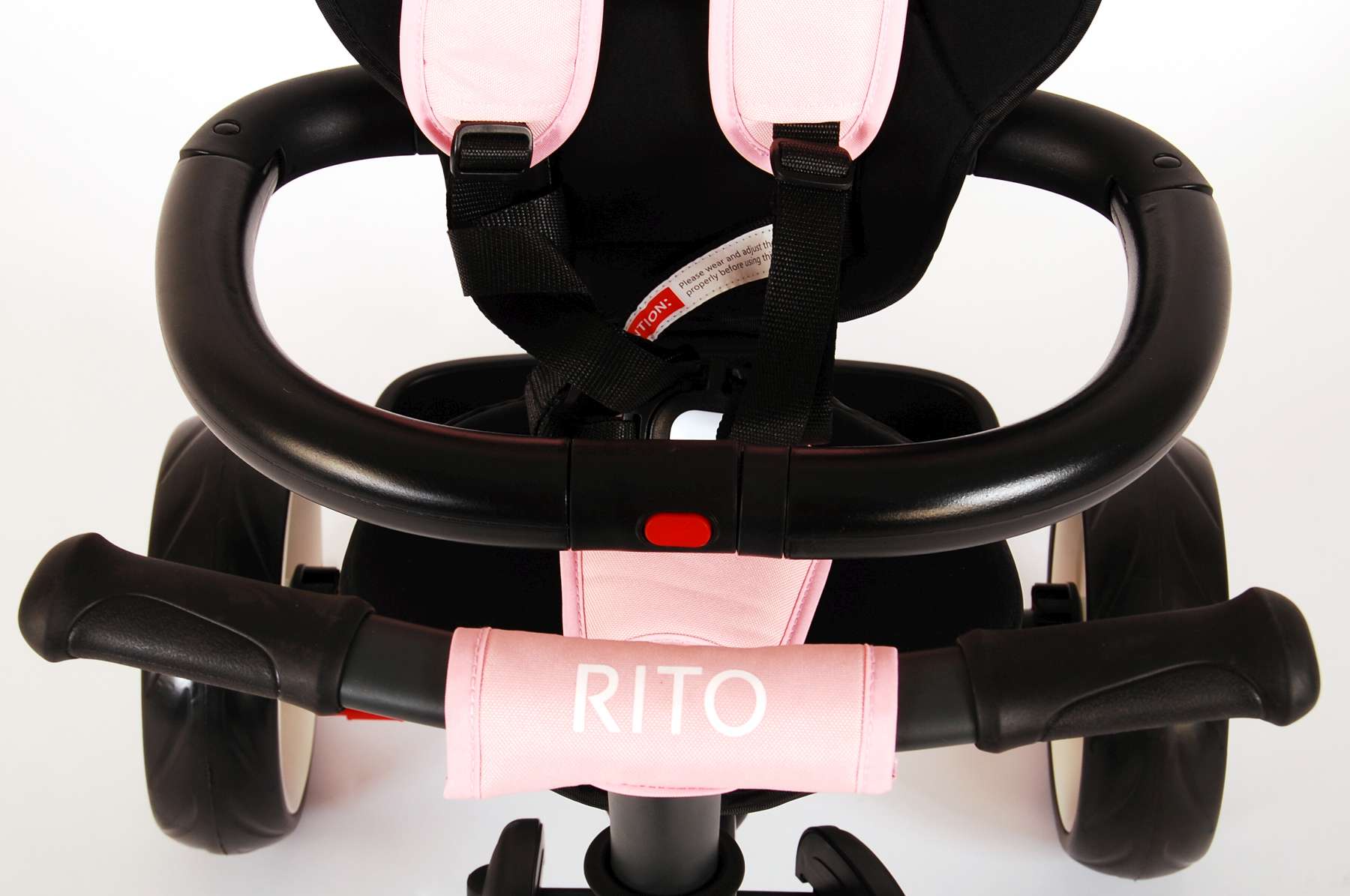 Rito Deluxe 3 in 1 driewieler Junior Roze Zwart