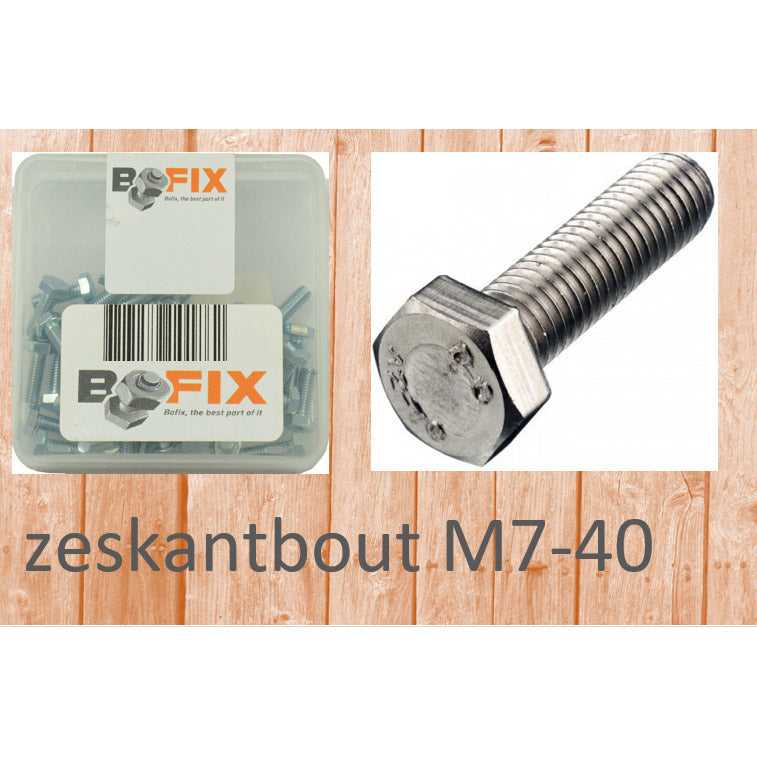 Bofix zeskantbout m7-40 (25st)