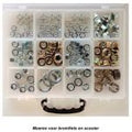 Bofix 222100 Doos assortiment 12 vaks Moeren bromf.en scoot.