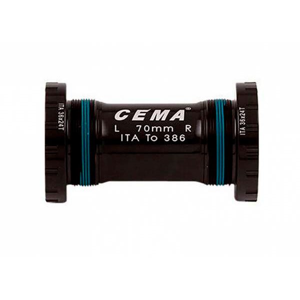 Cema bracketas t47 - trek fsa386 rotor rvs-zwart