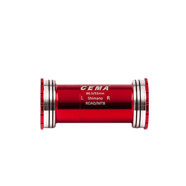 CEMA Bracketas BB86-BB92 Int. Shimano-Keramisch-Rood