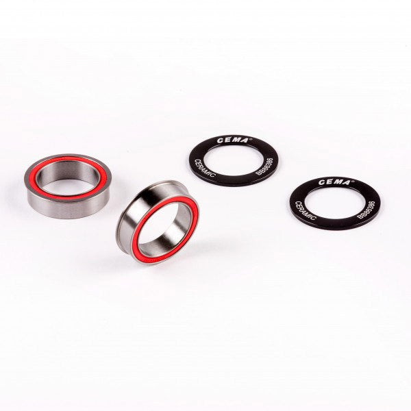 CEMA Bracketas adapter BB86 -BB92 SRAM DUB-Staal-zwart