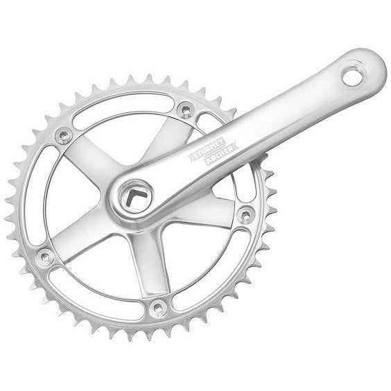 sturmeyarcher sturmey archer crankstel zilv. 42t 170mm fct62