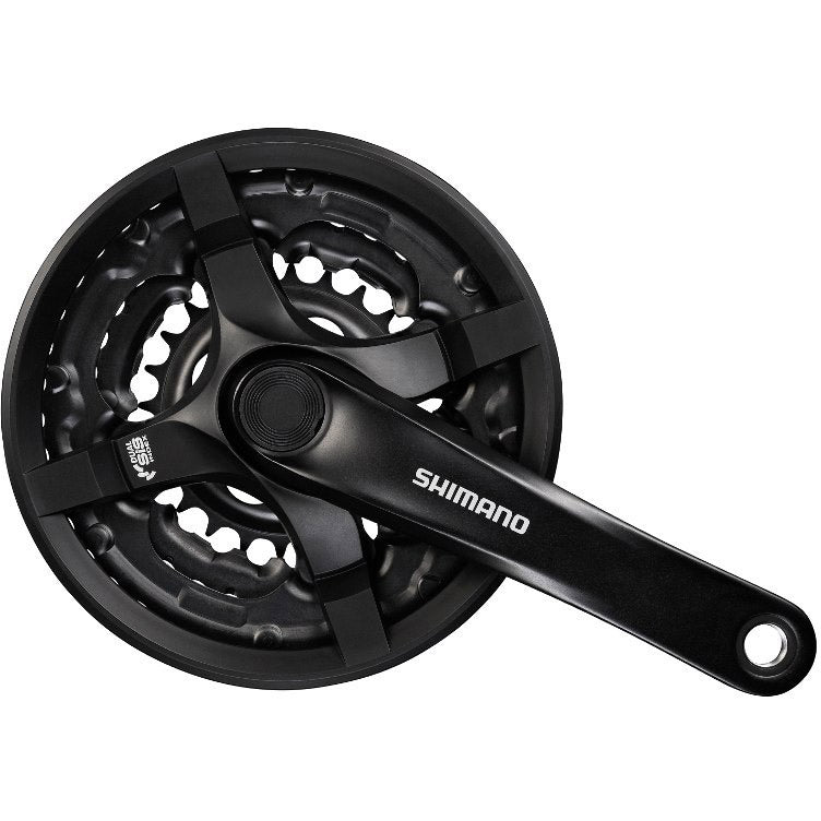 Shimano Crankstel Tourney TY 6/7/8v 24/34/42 175mm zw. OEM
