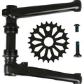 Crankstel Samox 25T 1/2-1/8 BSA 165mm zwart Freestyle