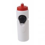 Bi-Bell Bidon Met Bel | Kunststof-aluminium | 750 Milliliter  | Wit