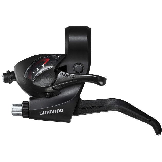 Shimano versteller EZ-Fire 3V ST-EF40 links 1800mm zwart