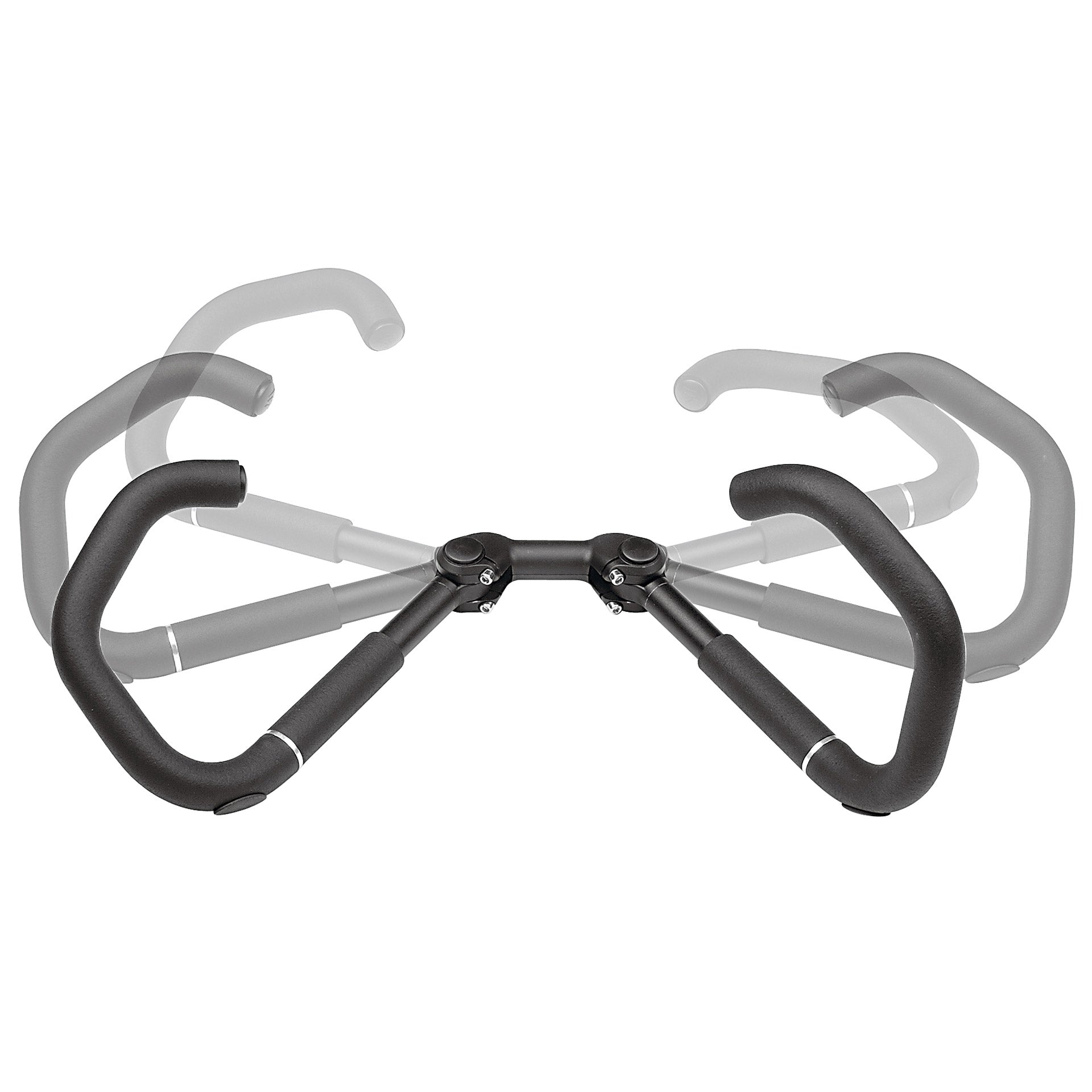 Ergotec vlinderstuur ahs premium 25.4 verstelbaar zwart