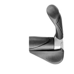 Ergotec handvatpaar mf2 kraton aluminium 130 + 87 mm - zwart