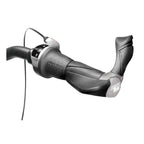 Ergotec handvatpaar mf2 kraton aluminium 130 + 87 mm - zwart