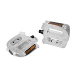Ergotec Pedaal EP-Cargo set 9/16 105x100mm alu zilver