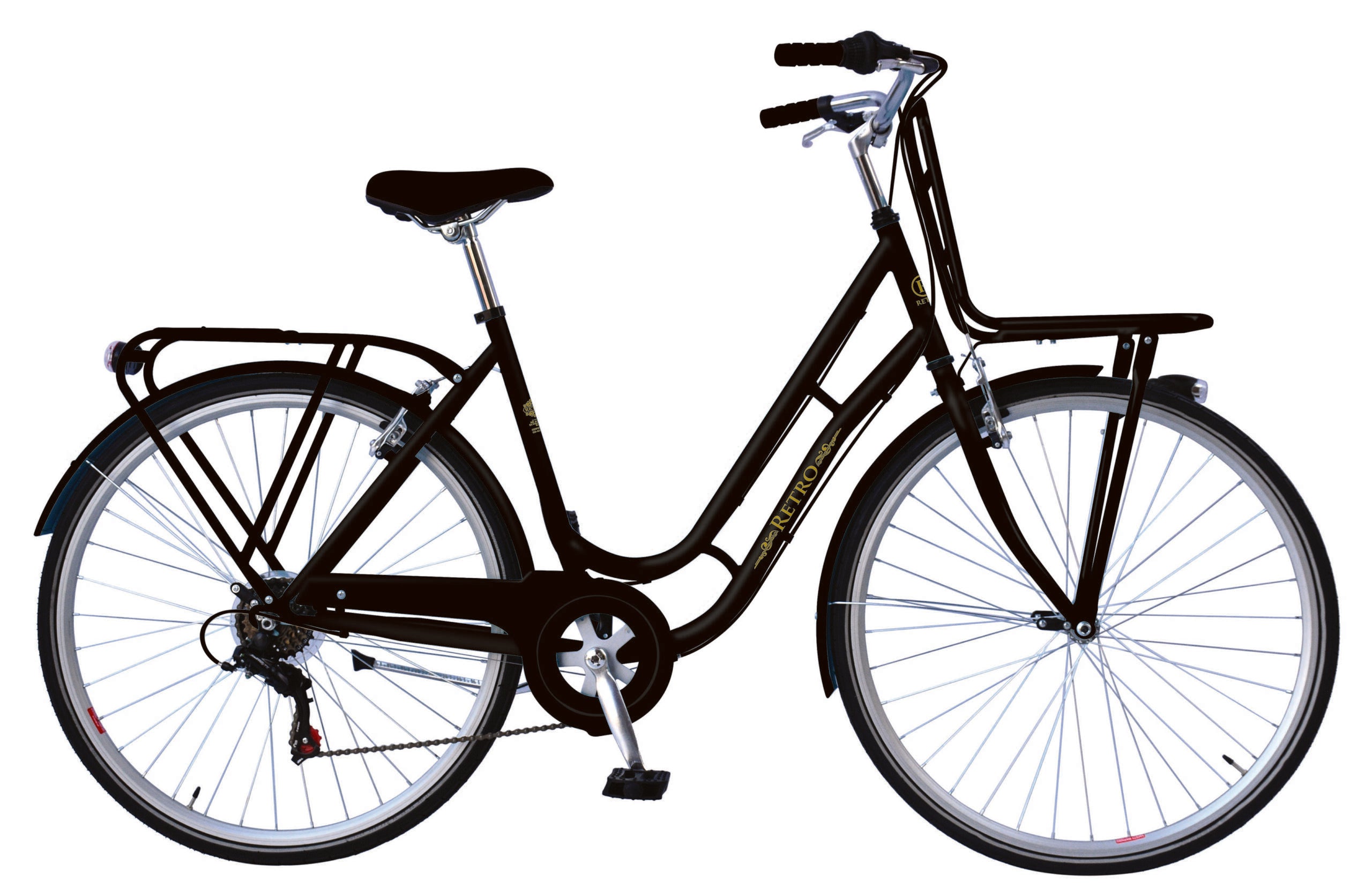 Shimano Retro D 51 cm 6 speed zwart