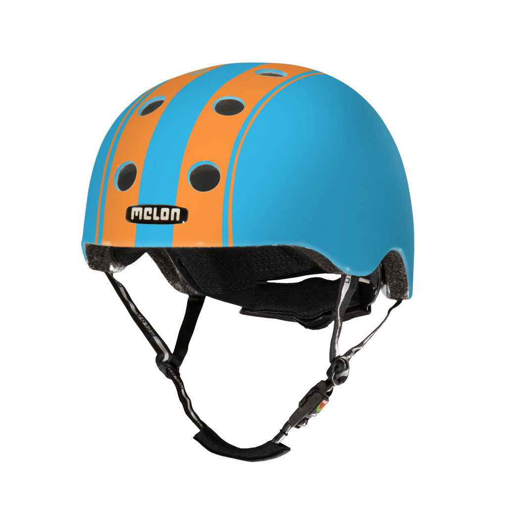 Melon helm Double Orange Blue M-L (52-58cm) oranje/blauw