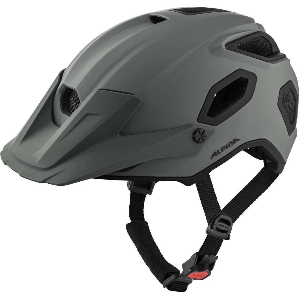 Alpina sports mtb helm comox 52-57 mat grijs