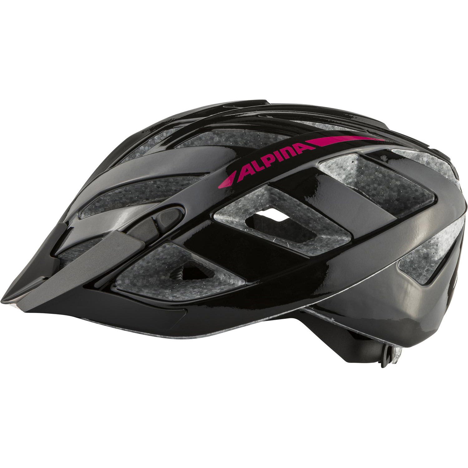Alpina sports tour helm panoma 2.0 52-57 glans zwart roze