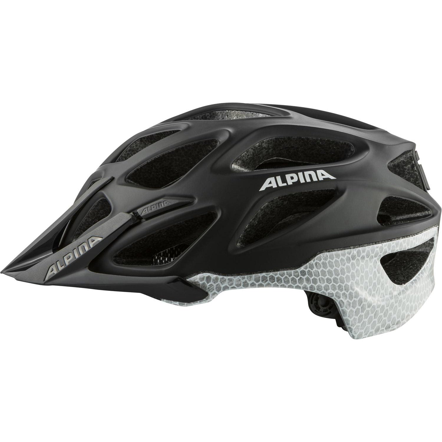 Alpina sports mtb helm mythos reflective 52-57 zwart