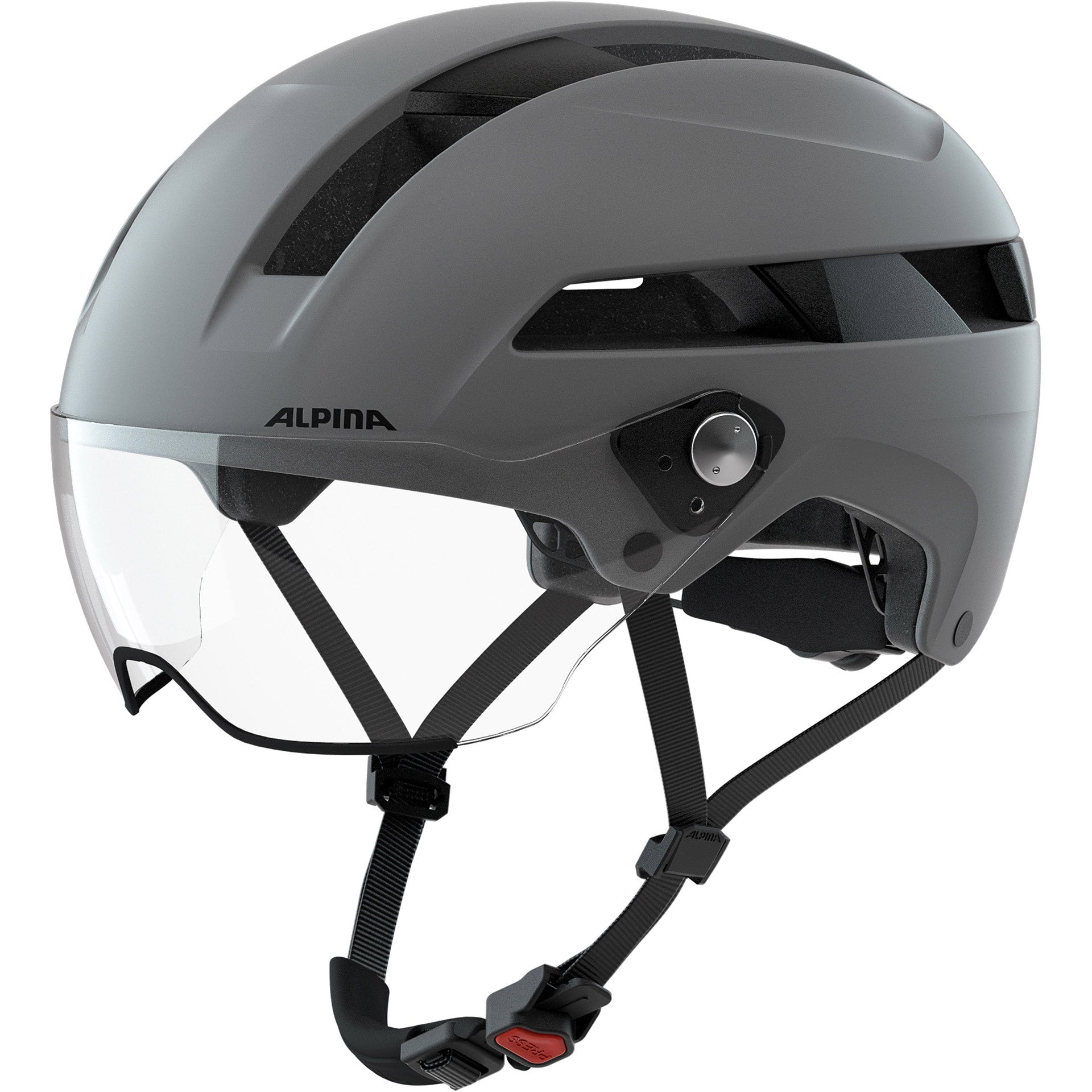 Alpina helm Soho Visor coffee-grey matt 51-56