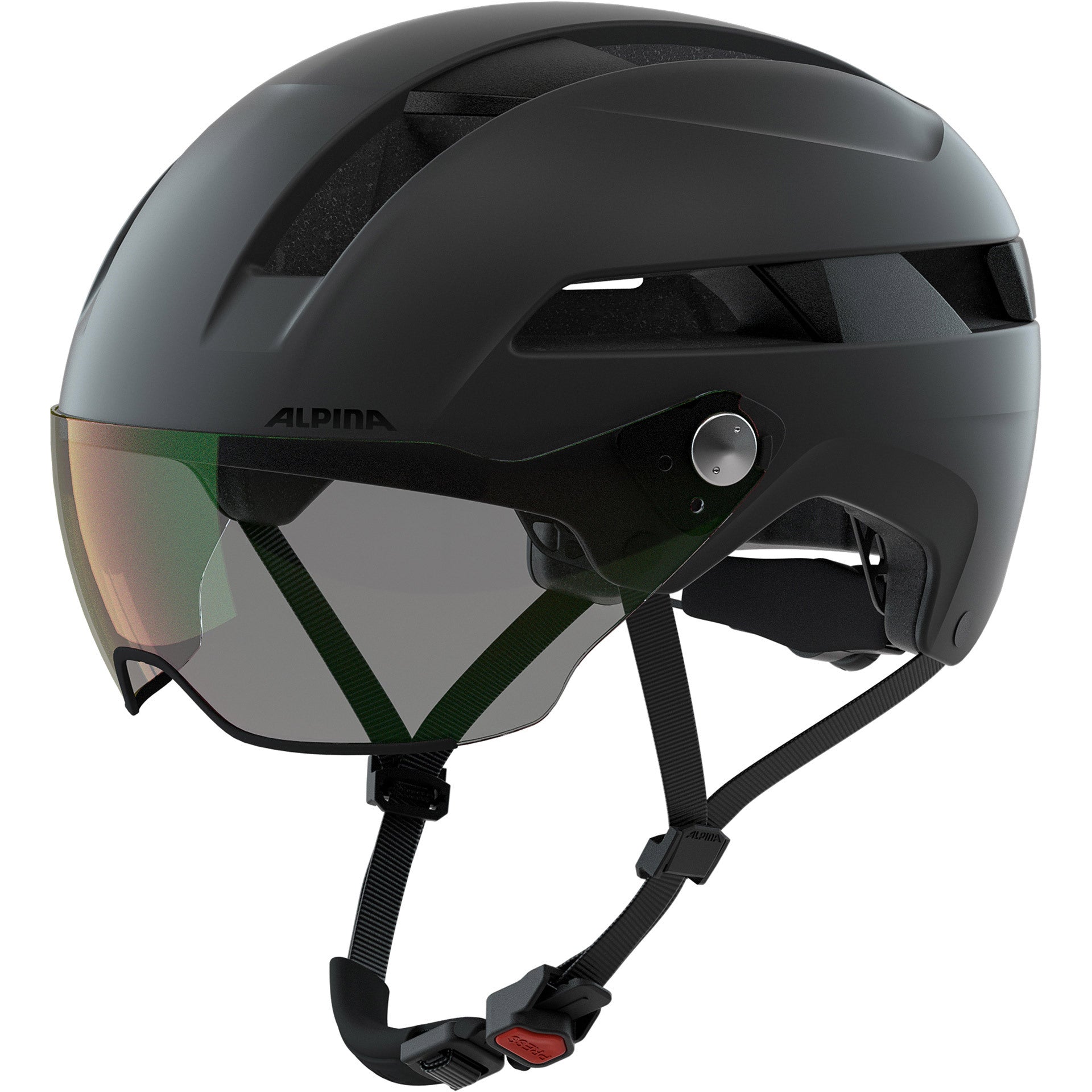 Alpina helm Soho Visor V black matt 55-59