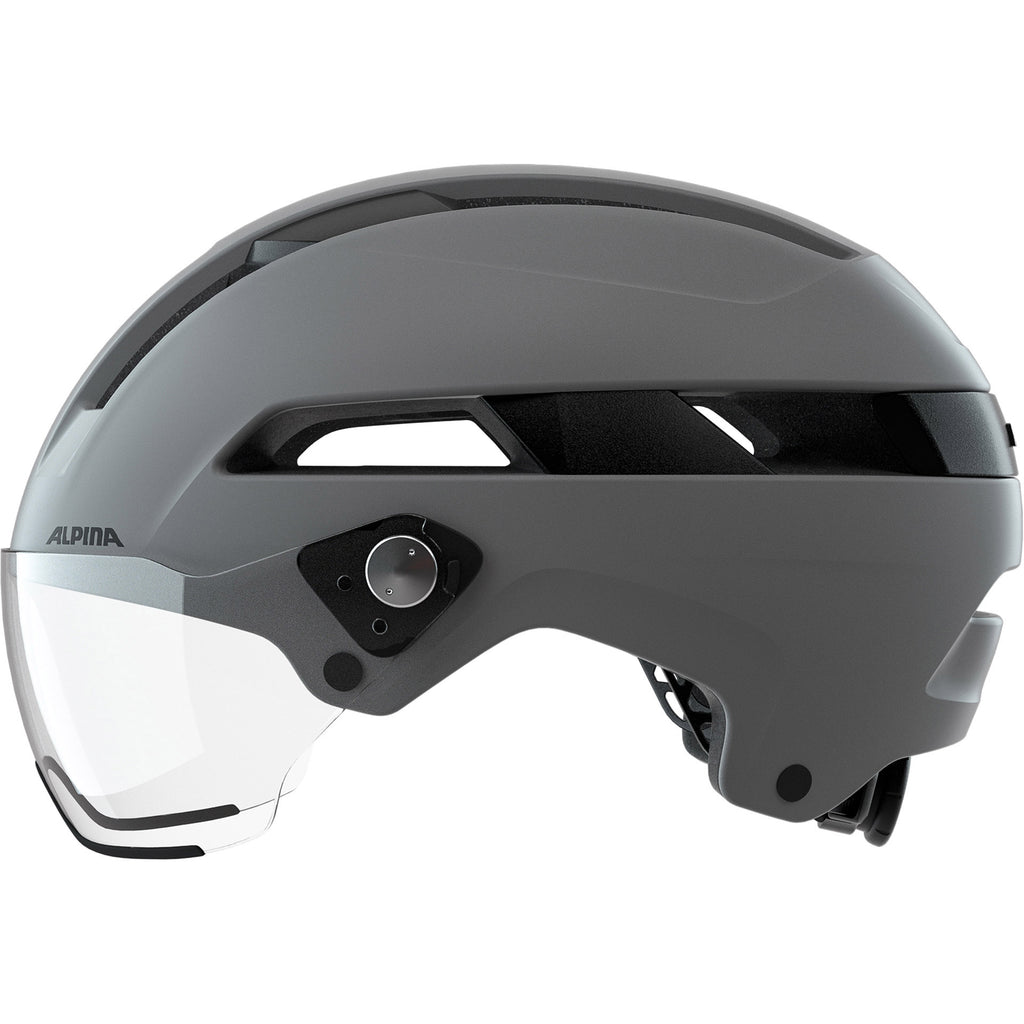 Alpina sports urban helm soho visor 51-56 mat grijs