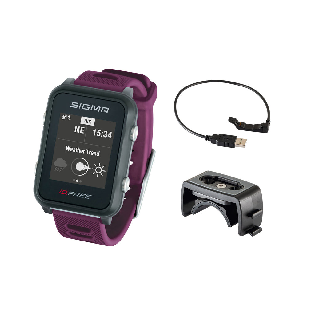 SIGMA Id.free sporthorloge paars hartslag / gps/acti/ant+/ble
