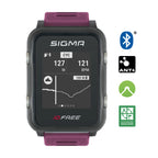 SIGMA Id.free sporthorloge paars hartslag / gps/acti/ant+/ble