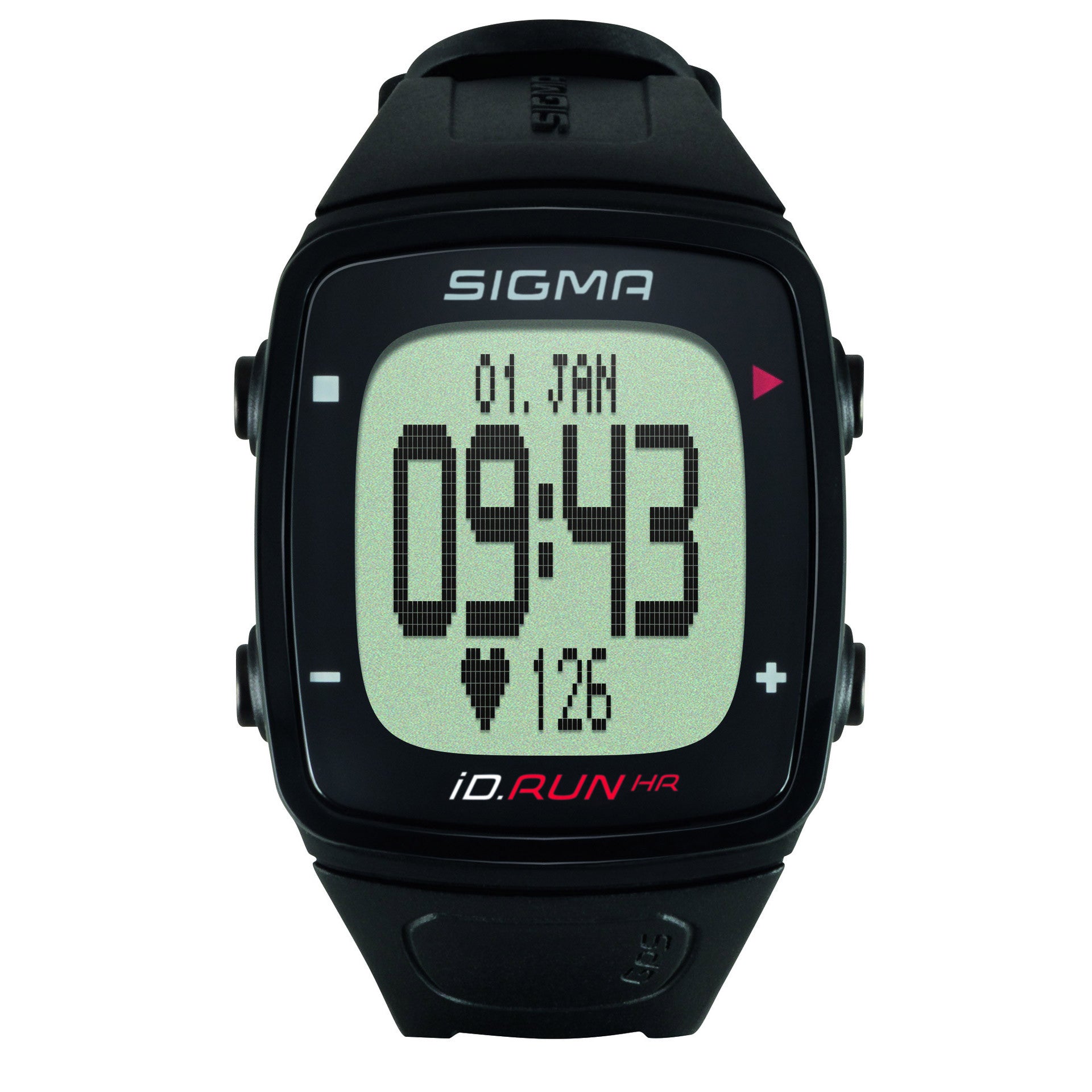 Sigma iD.RUN HR Black Sporthorloge 24900