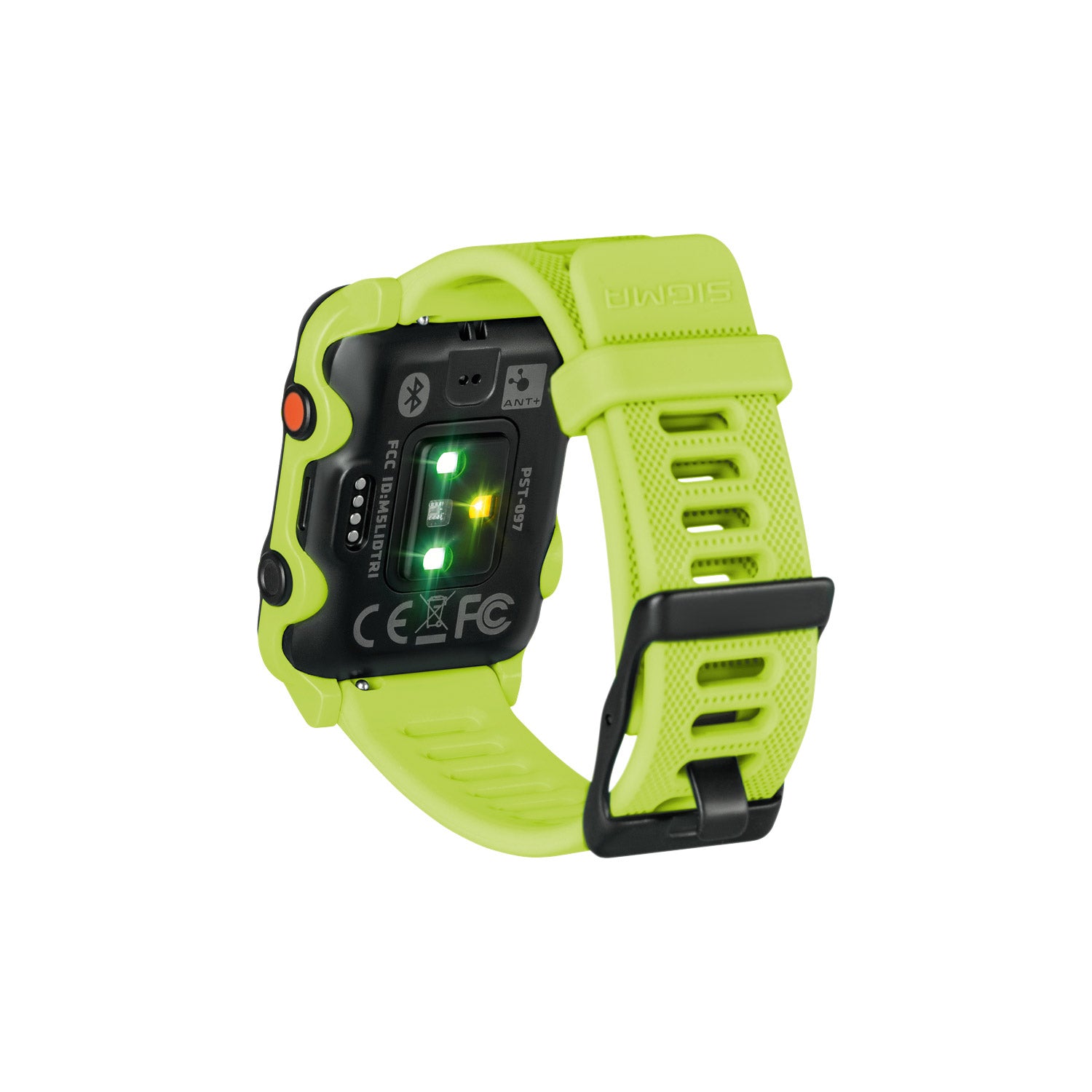 Sigma id.tri sporthorloge neon green basic zs harts gps acti ant+ ble