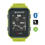 Sigma id.tri sporthorloge neon green basic zs harts gps acti ant+ ble