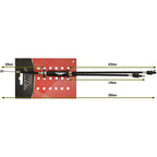 Vwp bmx boven remkabel cpl. m stelb. 390mm zwart freestyle