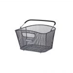 basil achtermand multi system | metaal | zwart | veerklem