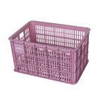 basil fietskrat kunststof | 50 liter | kunststof | faded blossom | mik system/racktime