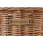 Basil Bremen Wicker KF - fietsmand - voorop - natuur