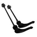VWP Quickrelease set (V+A) zwart (trekas/snelspanner)