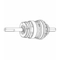 Sturmey archer binnenwerk hsx159 x-rf5 freewheel naaf