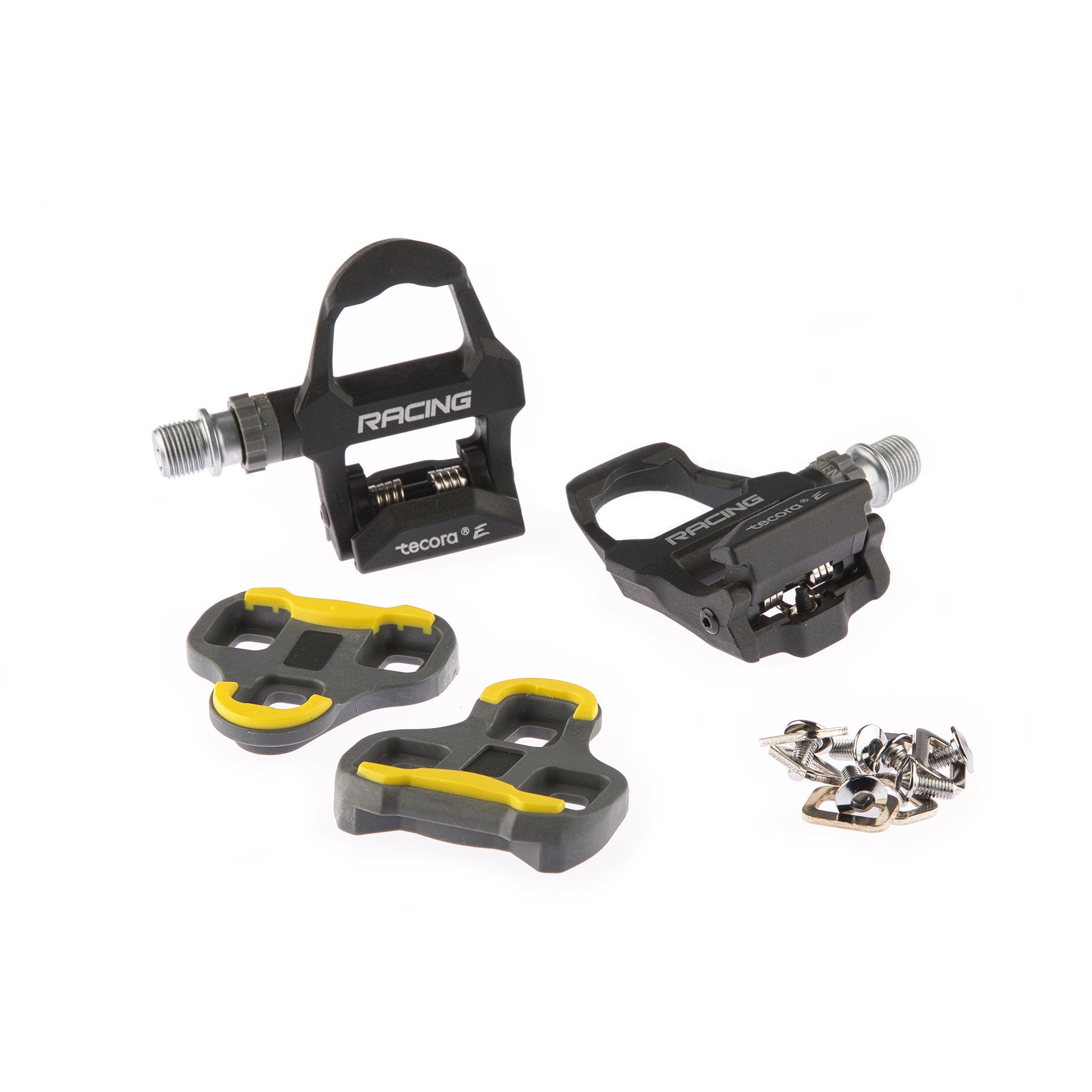 Tecora e pedaal race look system keo comptable zwart