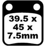 Set remblokken EBC FA-54 (o.a. new viva)