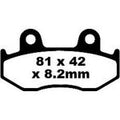 Set remblokken EBC FA-323/3 81x42x8.2mm