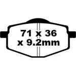 Set remblokken EBC FA-101
