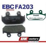 Set remblokken EBC FA-203